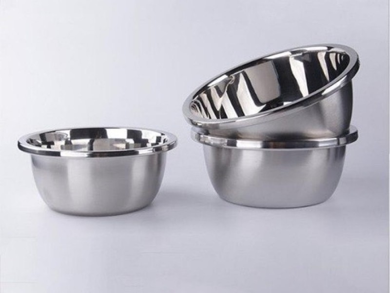 Bát trộn inox đáy bằng 22×13.5×10.3cm